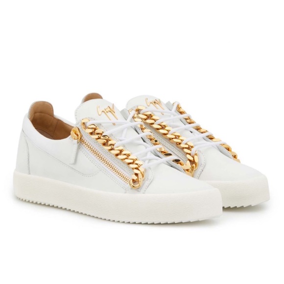 Giuseppe Zanotti Shoes - New Giuseppe Zanotti Frankie Chain Sneakers